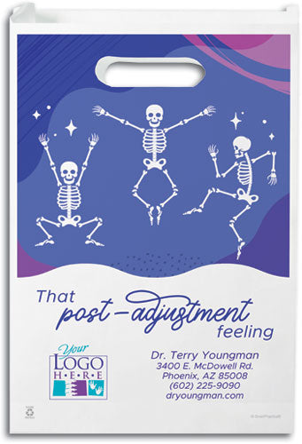 Spunky Skeletons Paper Supply Bag