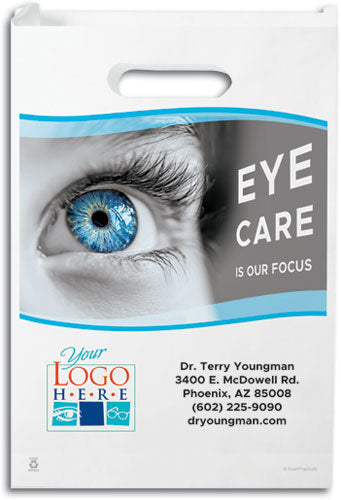 Blue Eye Exam Paper Supply Bag