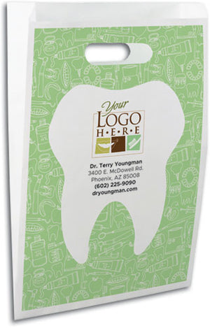Essential Dental Care Hygiene Goodie Paper Supply Bag