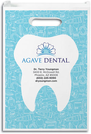 Essential Dental Care Hygiene Goodie Paper Supply Bag