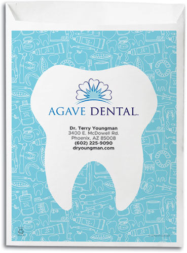 Essential Dental Care Hygiene Goodie Paper Supply Bag