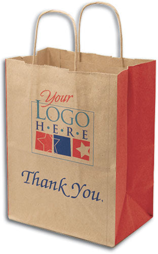 Brand Wave Natural Handled Paper Bags
