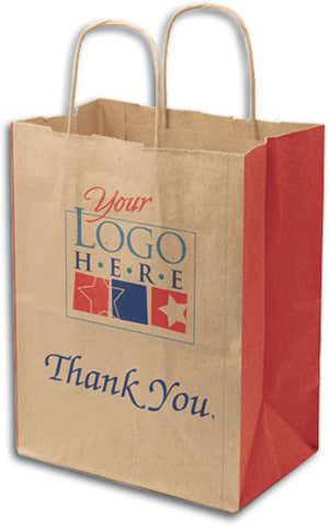 Brand Wave Natural Handled Paper Bags