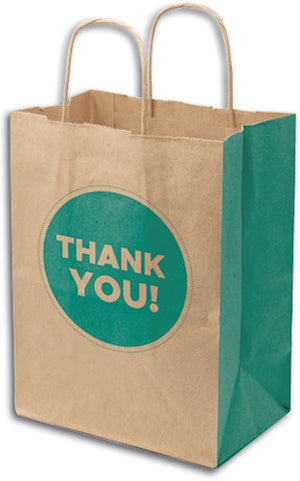 Halo Natural Handled Paper Bags