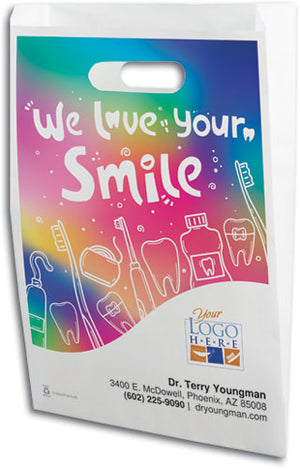 Light Up Your Smile Paper Supply Bag