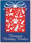 Christmas Collage Deluxe Postcard