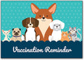 Smiling Pets Customisable Vaccination Postcard