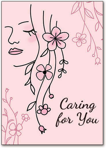 Feminine Floral Recall Postcard