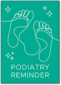 Feet Sparkle Colour Selection Recall Postcard