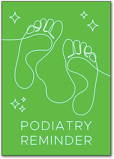 Feet Sparkle Colour Selection Recall Postcard