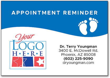 Foot Wave Recall Postcard