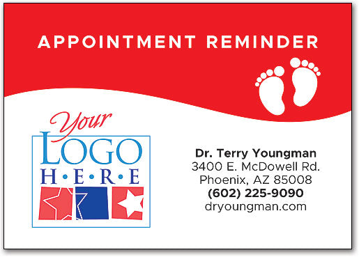Foot Wave Recall Postcard