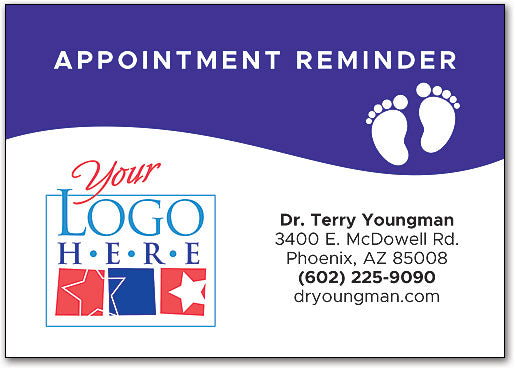 Foot Wave Recall Postcard