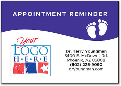Foot Wave Recall Postcard