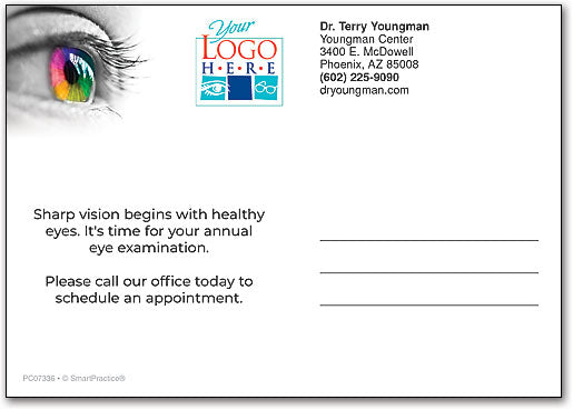 Colour Focus Customisable Postcard