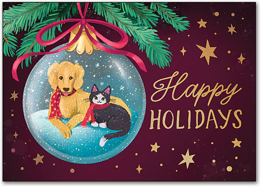 Holiday Whimsy Deluxe Postcard