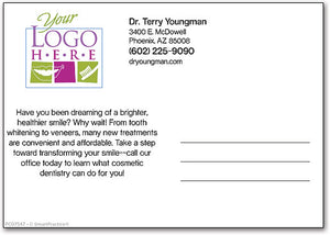 Bright Hygiene Colour Selection Dental Appointment Reminder Postcard