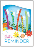 Pops Of Pattern Customisable Reminder Postcard