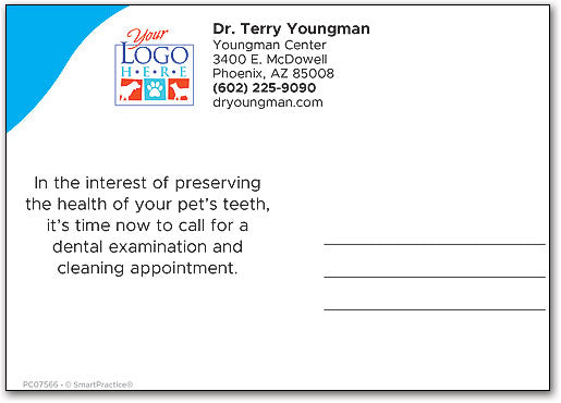 Friendly Pet Care Customisable Postcard