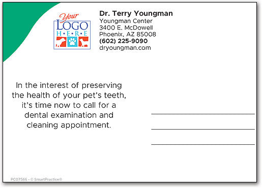 Friendly Pet Care Customisable Postcard