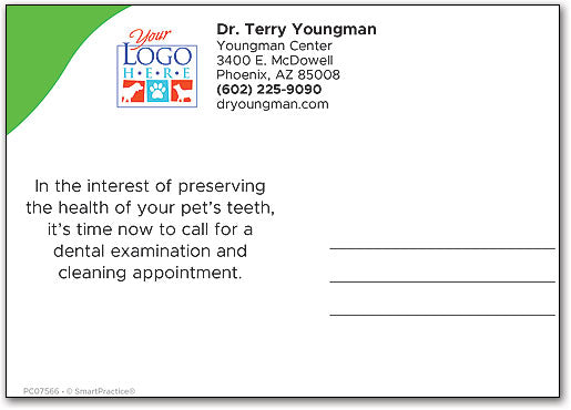 Friendly Pet Care Customisable Postcard