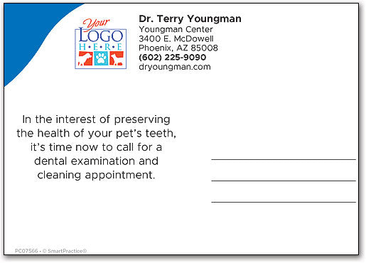 Friendly Pet Care Customisable Postcard
