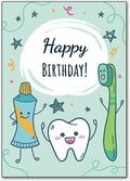 Fresh Friends Birthday Customisable Postcard