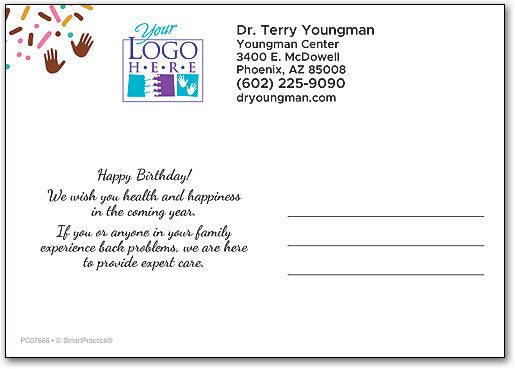 Sprinkled With Fun Customisable Postcard