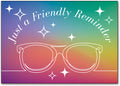 Rainbow Shades Recall Postcard