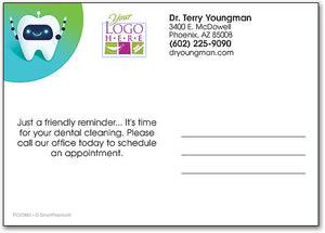 Tech Savvy Tooth Recall Postcard