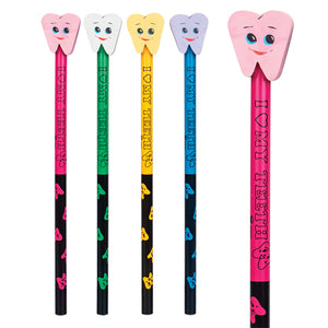 6.5" Smile Tooth Pencil and Eraser