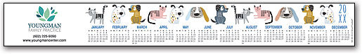 Playful Pals Restix Strip Calendar