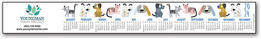 Playful Pals Restix Strip Calendar