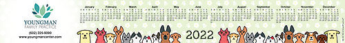 Paws and Daisies Restix Strip Calendar