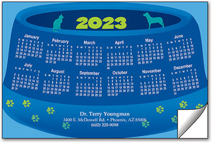 Pet Bowl ReStix™ Sticker Calendar