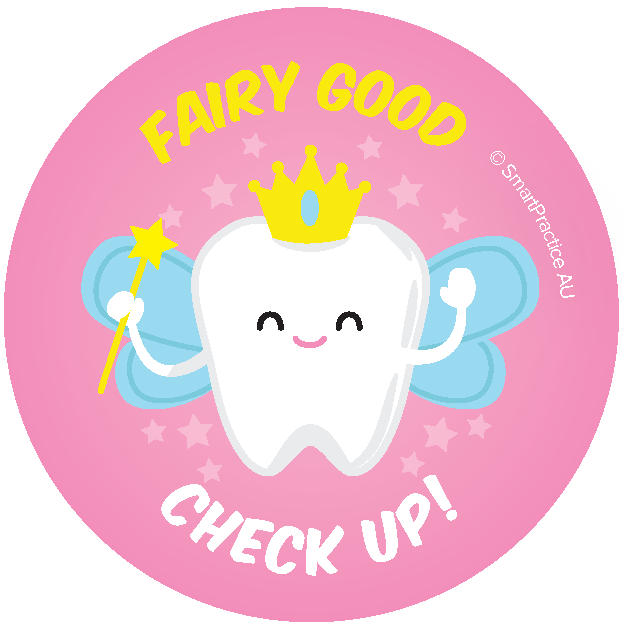 Fairy Good Check Up Stickers (100pk)