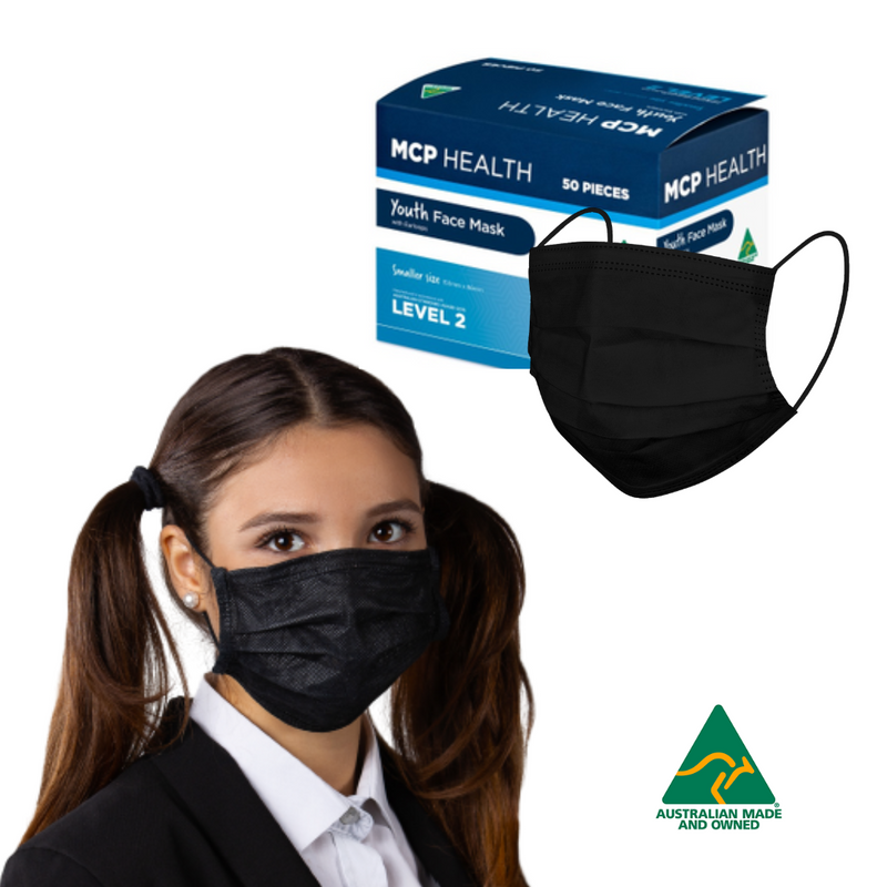Youth / Small Face Masks – Earloops (Box 50) – Smart Practice Australia
