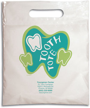 Tooth Tote Plastic Supply Bag