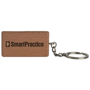 Oval Wooden Keyring