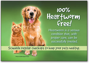 Heartworm Free Wall Art Poster