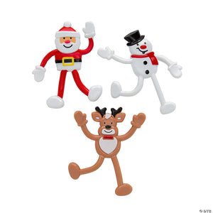 Vinyl Holiday Character Bendables (24pk)