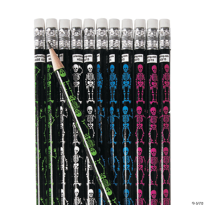 Skeleton Pencils (24pk)