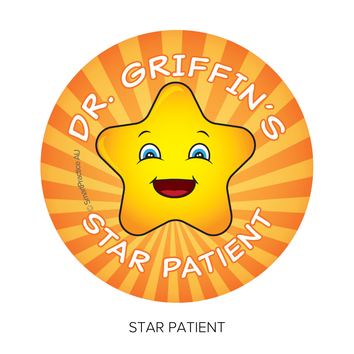 Personalised Chiropractic Stickers (100pk)