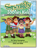 Sqwiggly® Zoofari Kids Coloring Book (Non-Personalised) Box of 100
