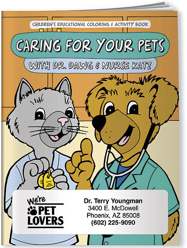 Caring For Your Pets Coloring Book