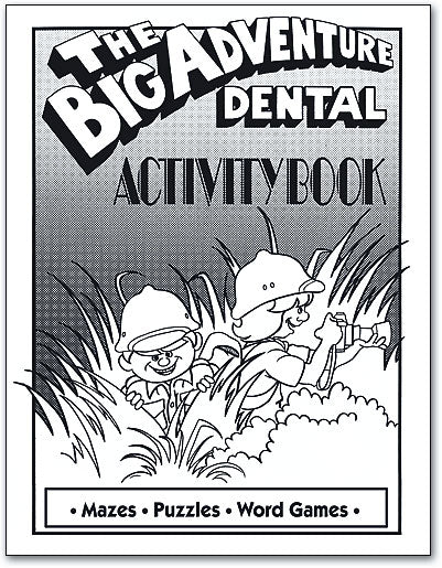 The Big Adventure Dental Activity Book - Personalised