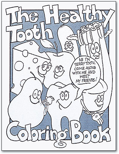 Healthy Tooth Colouring Book - Non Personalised  (Box of 100)