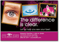 The Difference is Clear customisable Postcard