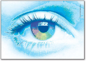 Rainbow Eye Postcard