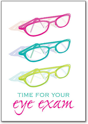 Time for Eye Exam Postcard